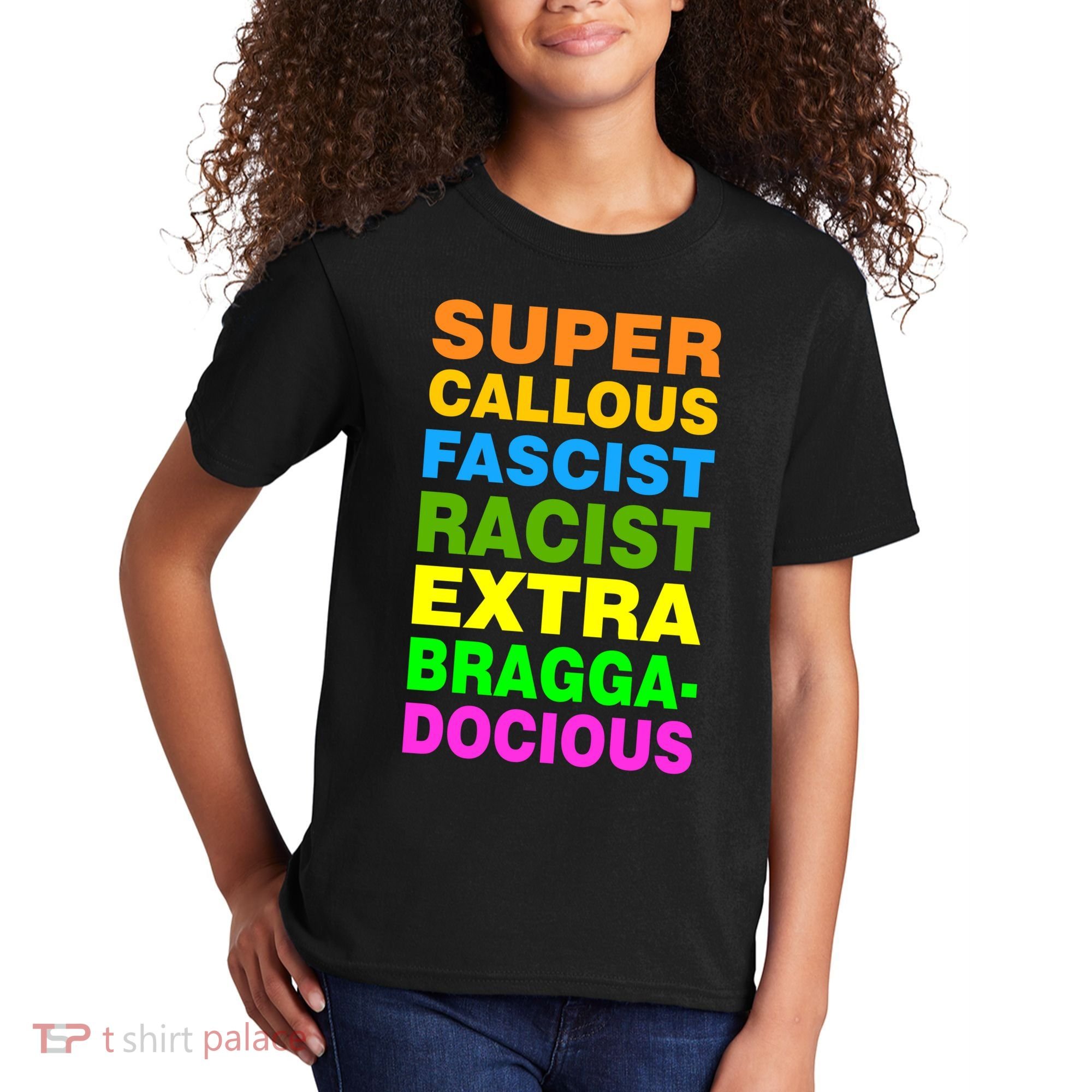 Anti Trump Racist Yes Love Equality No Homophobia Kids T-Shirt
