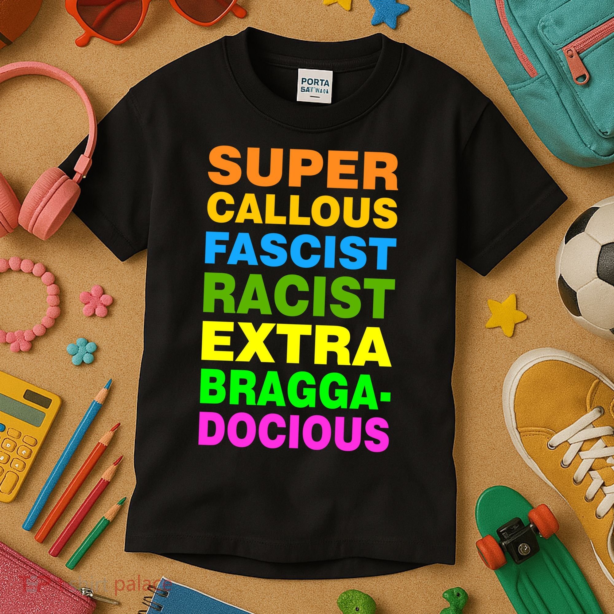 Anti Trump Racist Yes Love Equality No Homophobia Kids T-Shirt