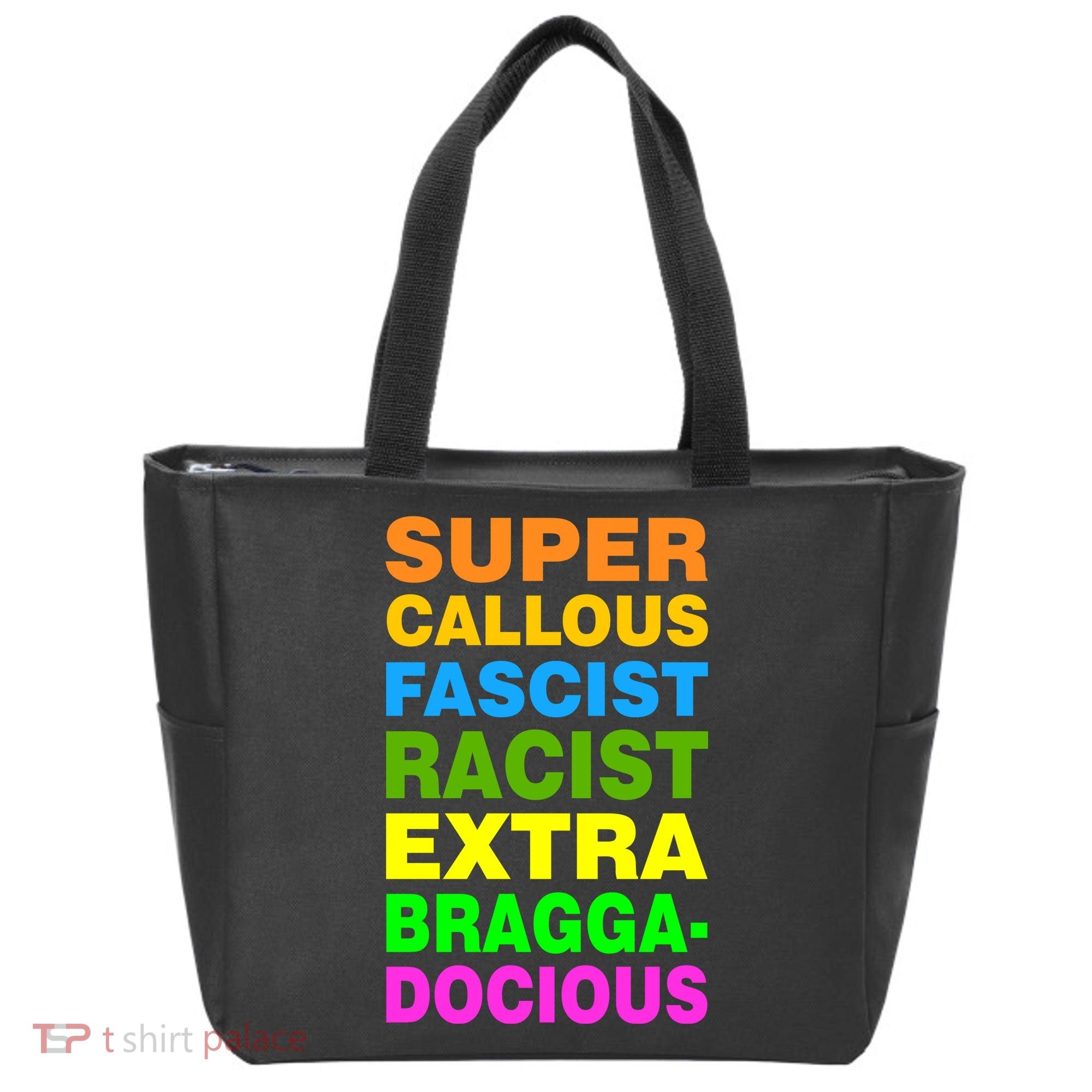 Anti Trump Racist Yes Love Equality No Homophobia Tote Bag