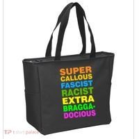 Anti Trump Racist Yes Love Equality No Homophobia Tote Bag thumb 2