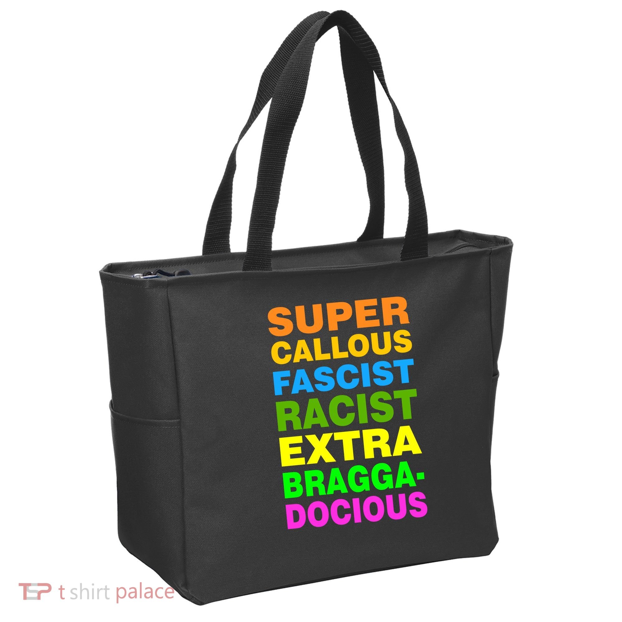 Anti Trump Racist Yes Love Equality No Homophobia Tote Bag
