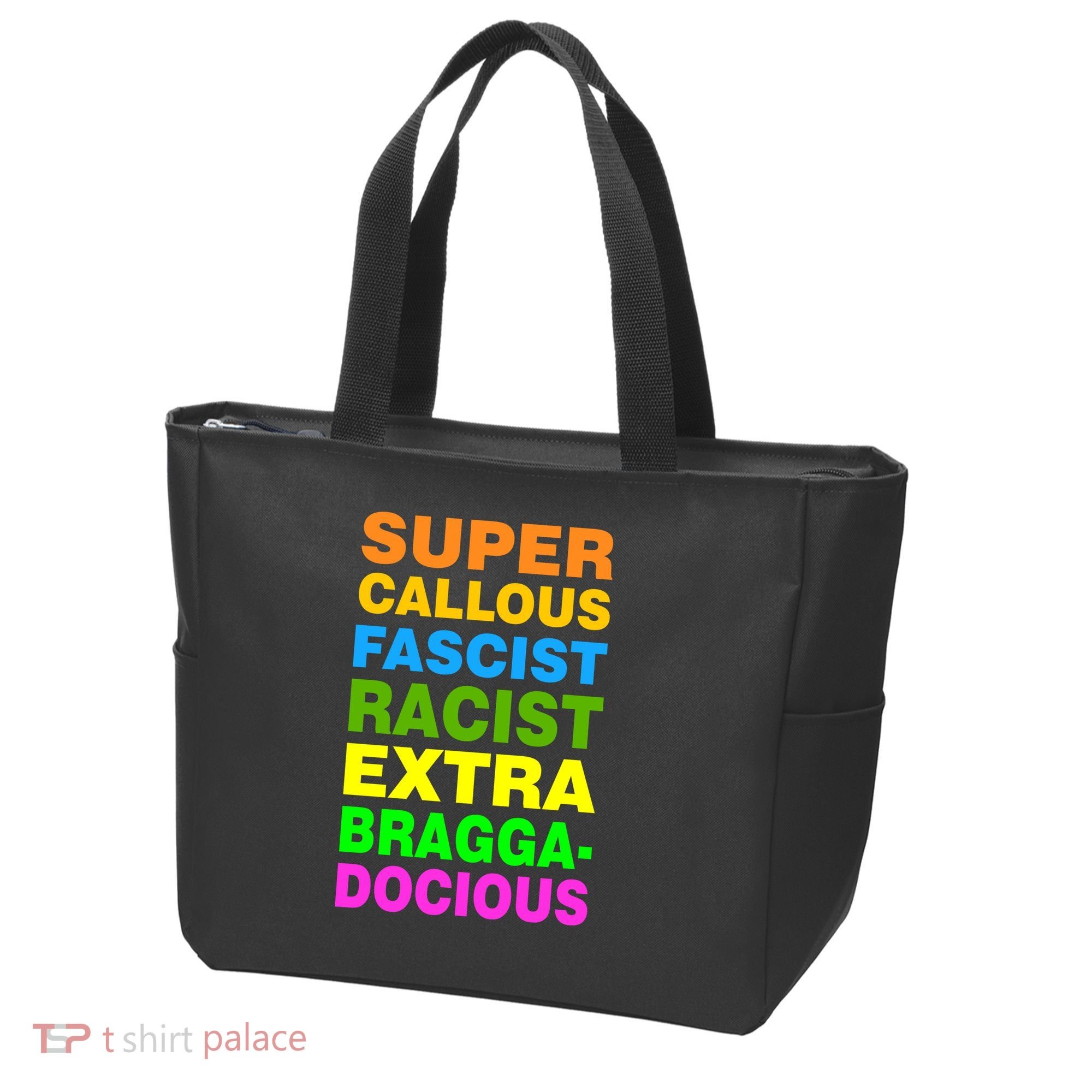 Anti Trump Racist Yes Love Equality No Homophobia Tote Bag