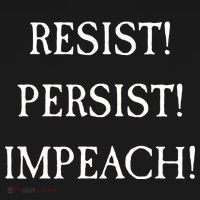 Anti Trump Resist Persist Impeach Impeachment Women's Hoodie thumb 2