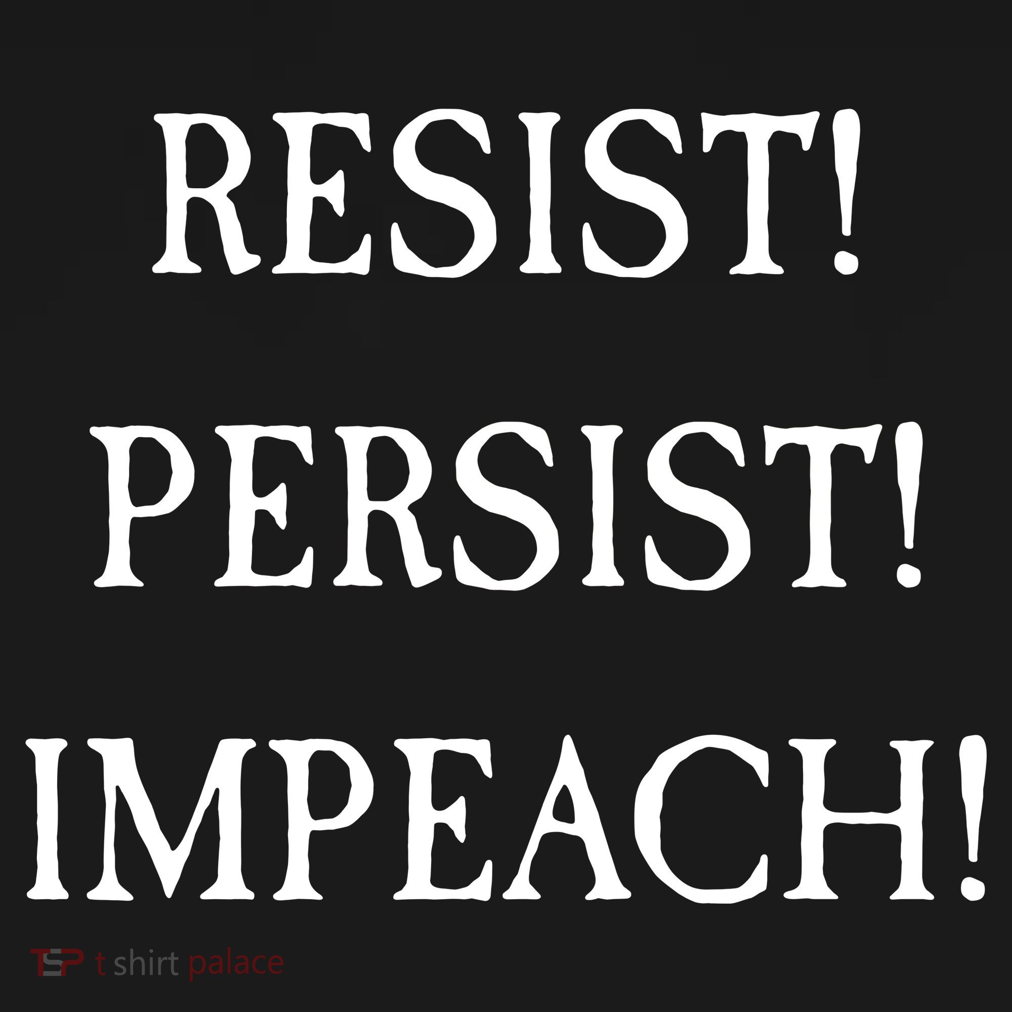 Anti Trump Resist Persist Impeach Impeachment Women's Hoodie
