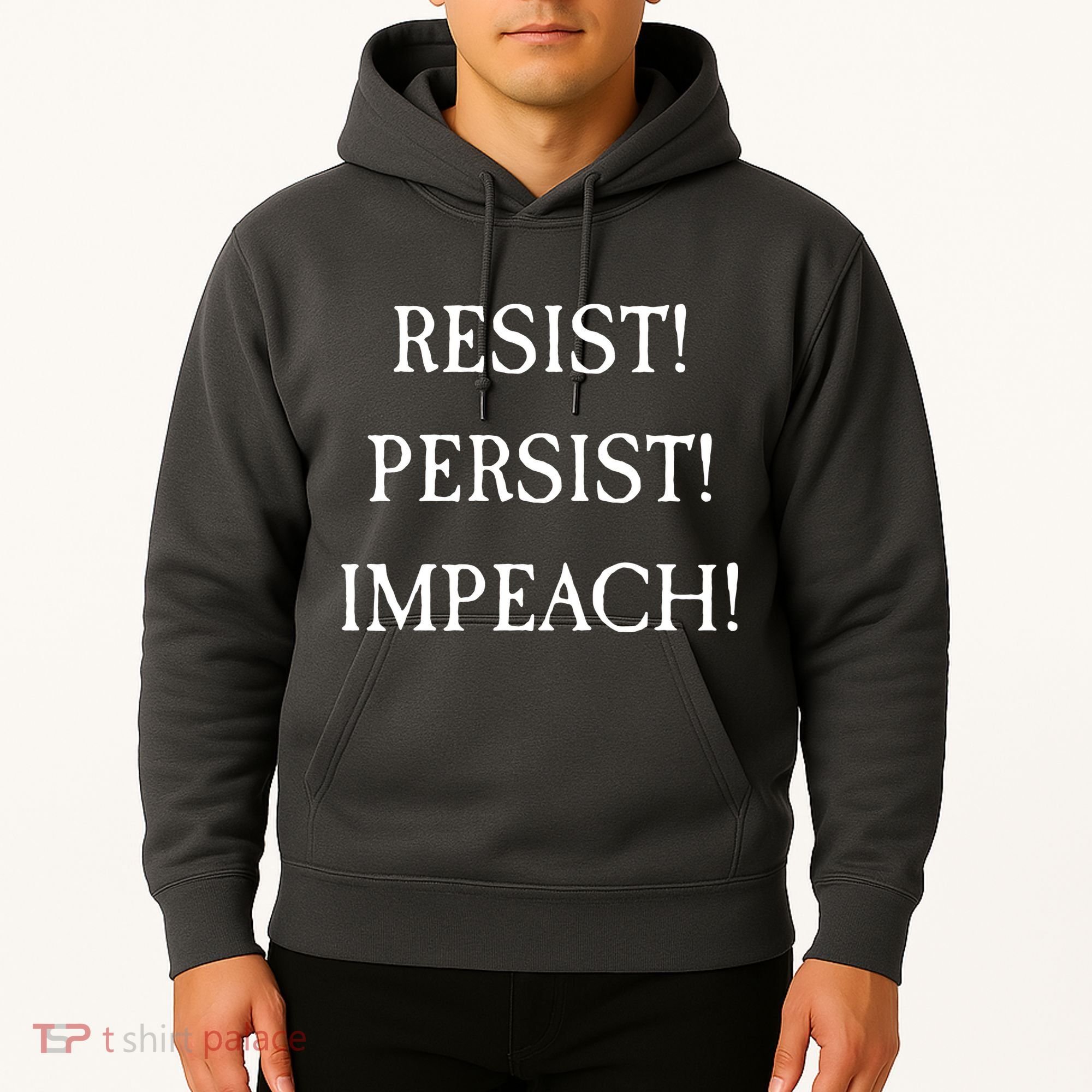Anti Trump Resist Persist Impeach Impeachment Hoodie