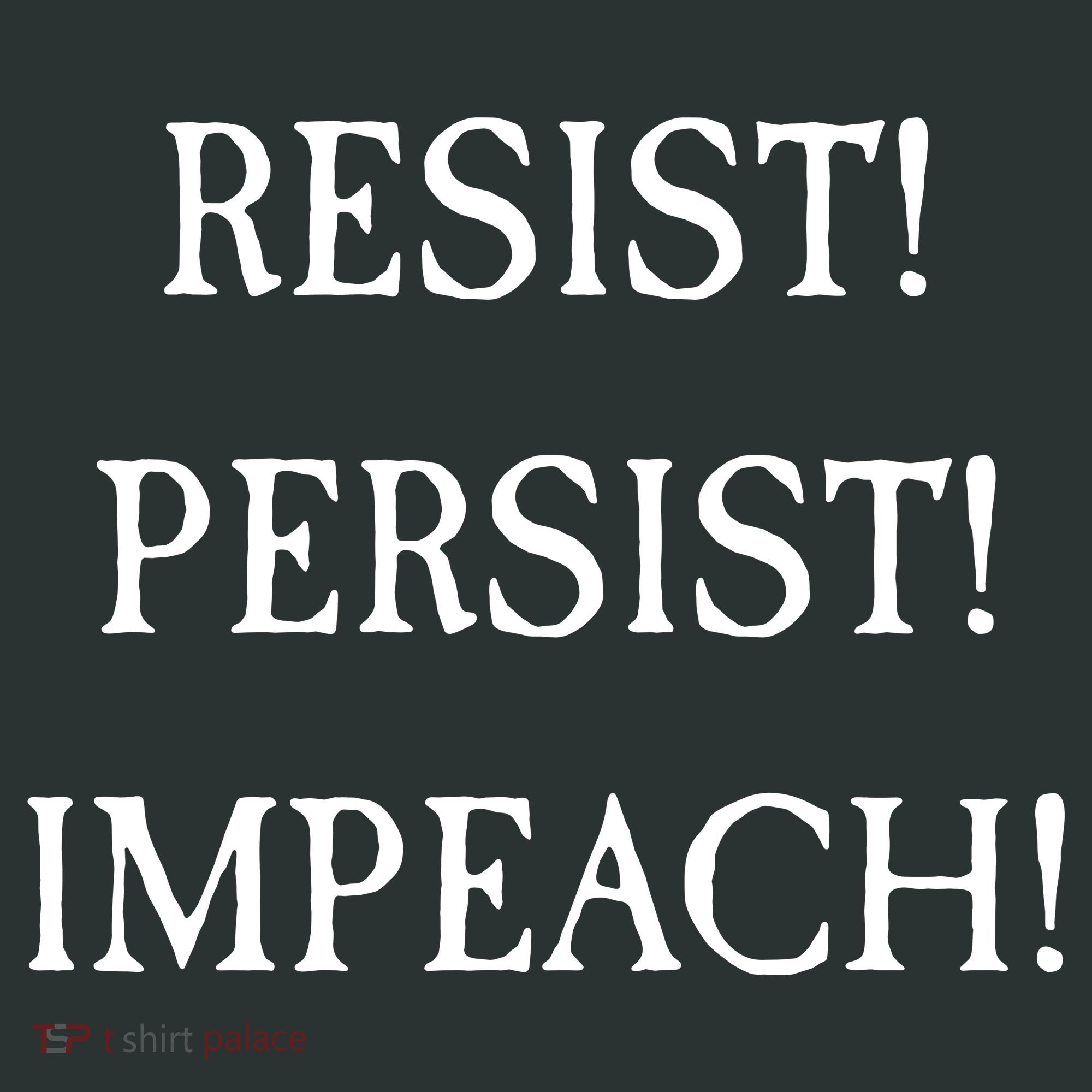 Anti Trump Resist Persist Impeach Impeachment Mousepad