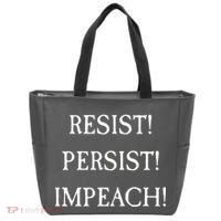 Anti Trump Resist Persist Impeach Impeachment Tote Bag thumb 0
