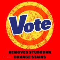 Anti-Trump Vote Removes Stubborn Orange Stains Funny Santa Hat thumb 1