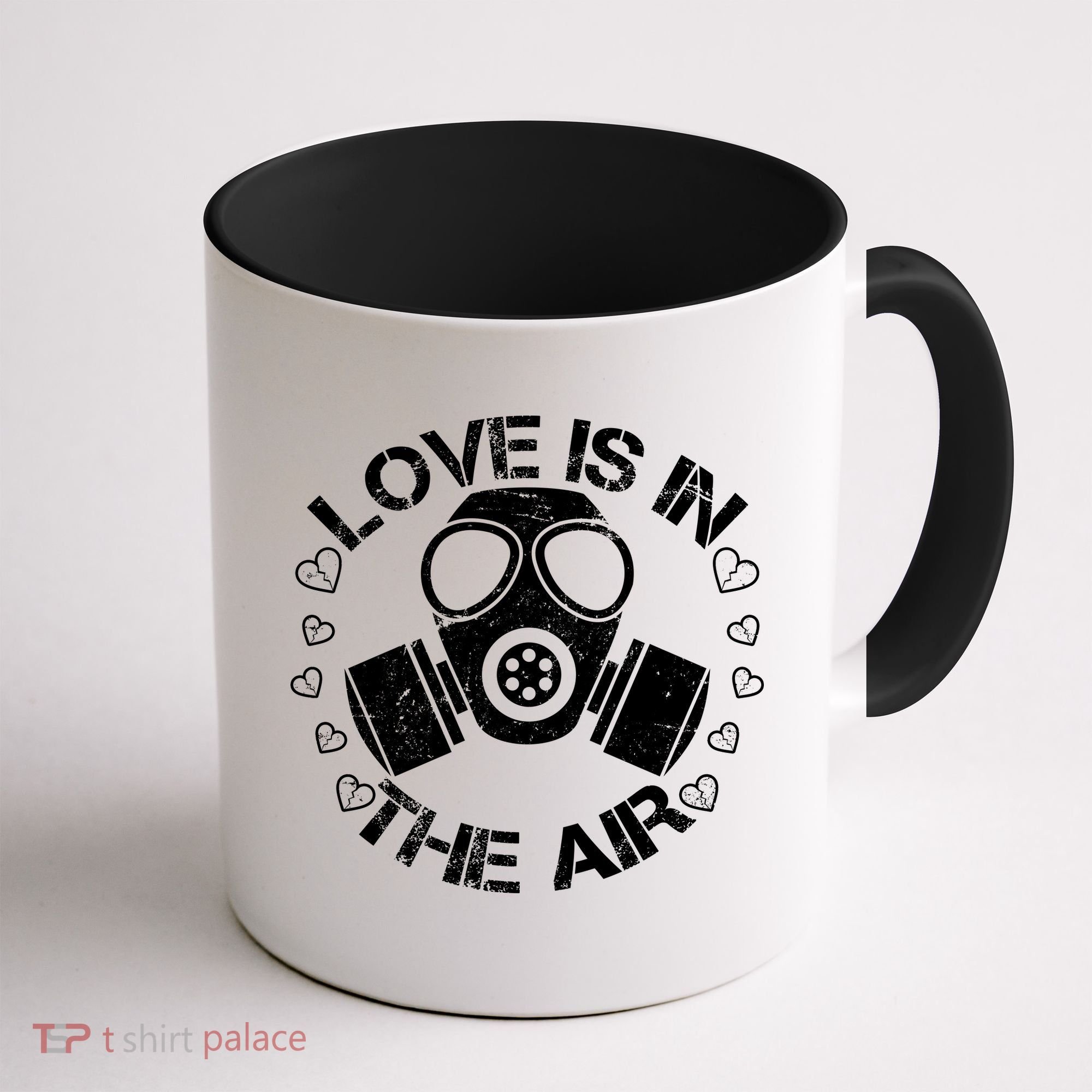 Anti-Valentine Love Is In The Air Coffee Mug