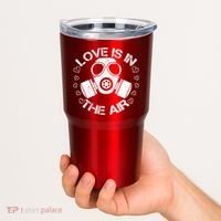Anti-Valentine Love Is In The Air Tumbler thumb 2