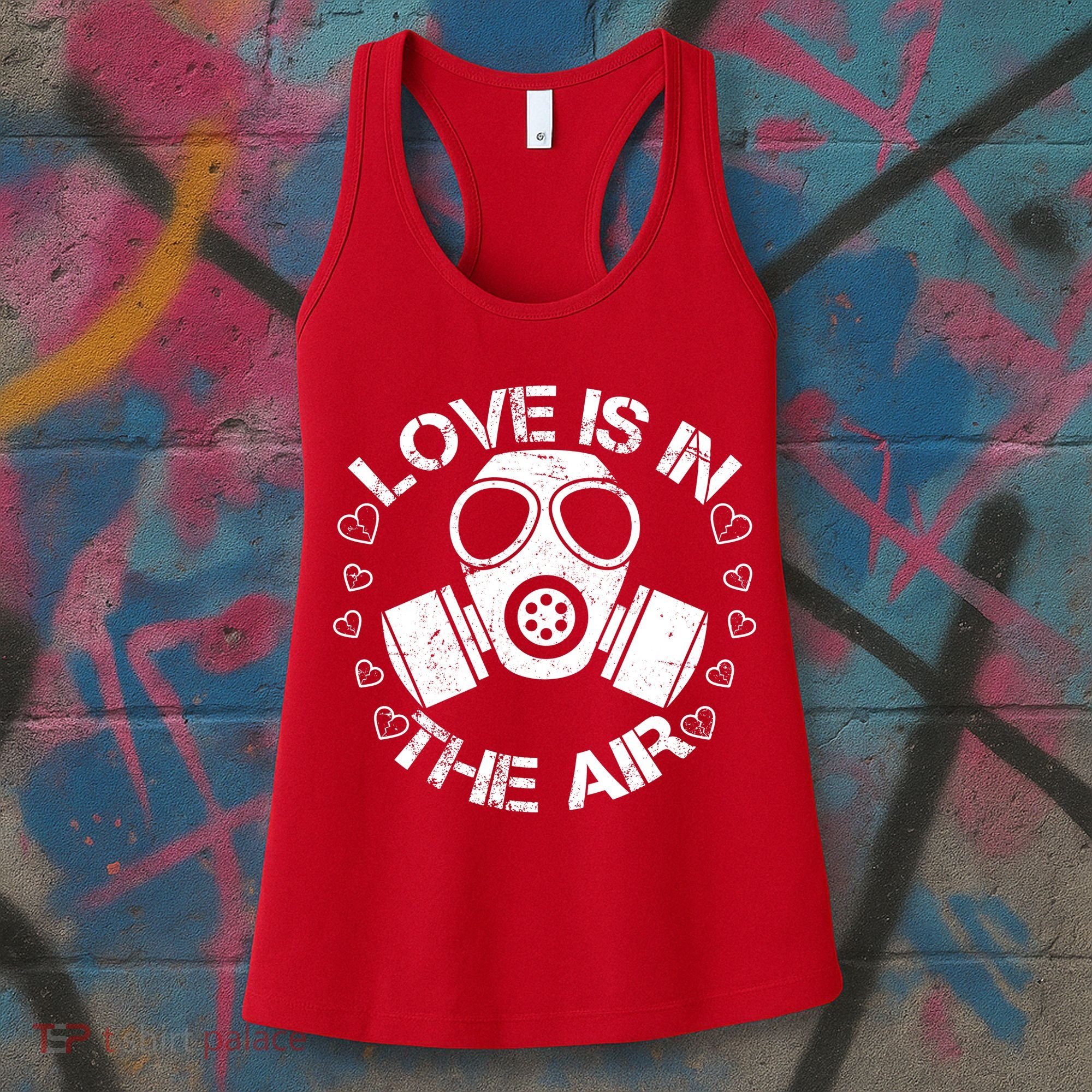 Anti-Valentine Love Is In The Air Women's Tank Top