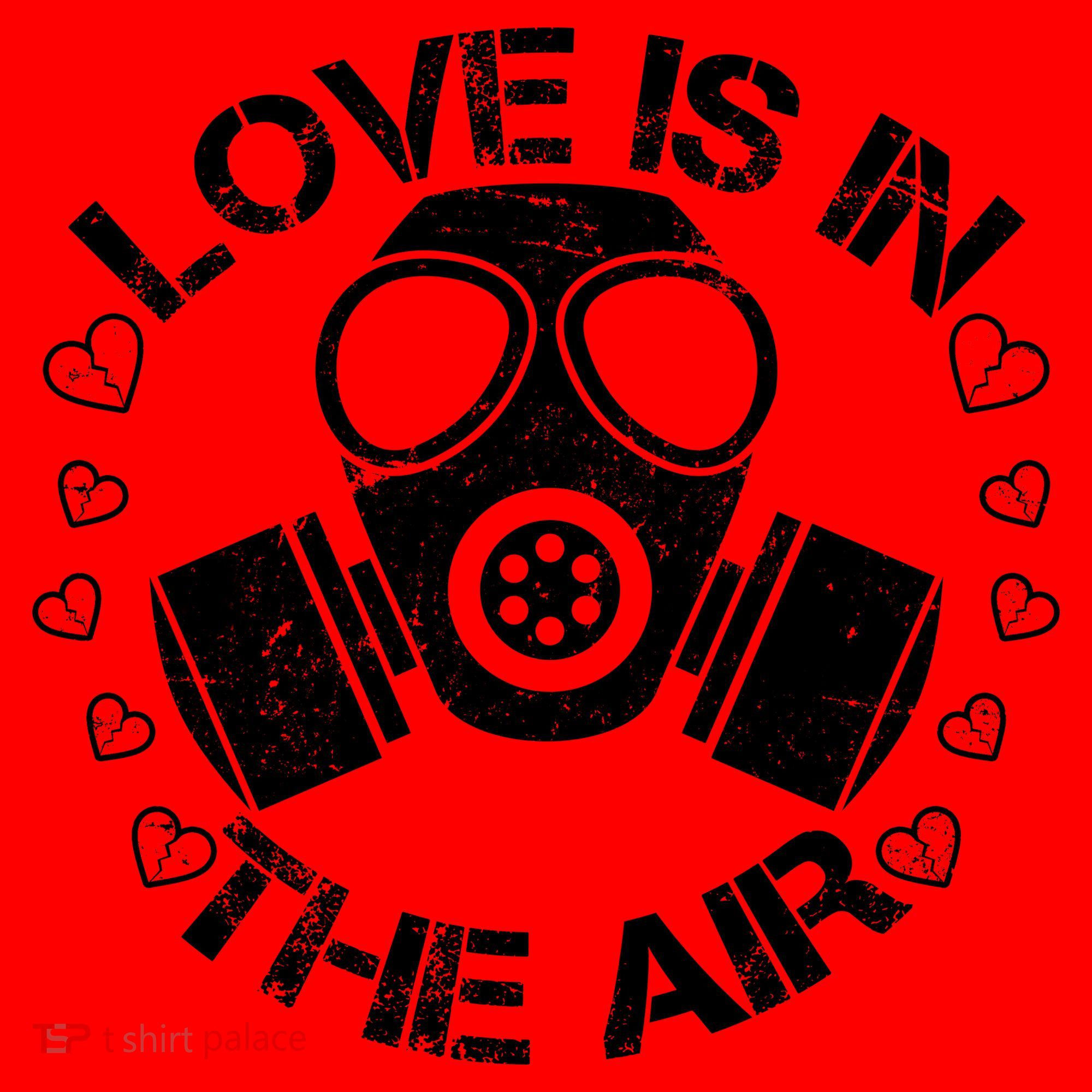Anti-Valentine Love Is In The Air Santa Hat