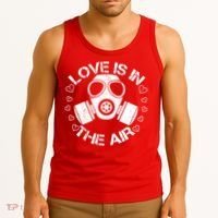 Anti-Valentine Love Is In The Air Tank Top thumb 3