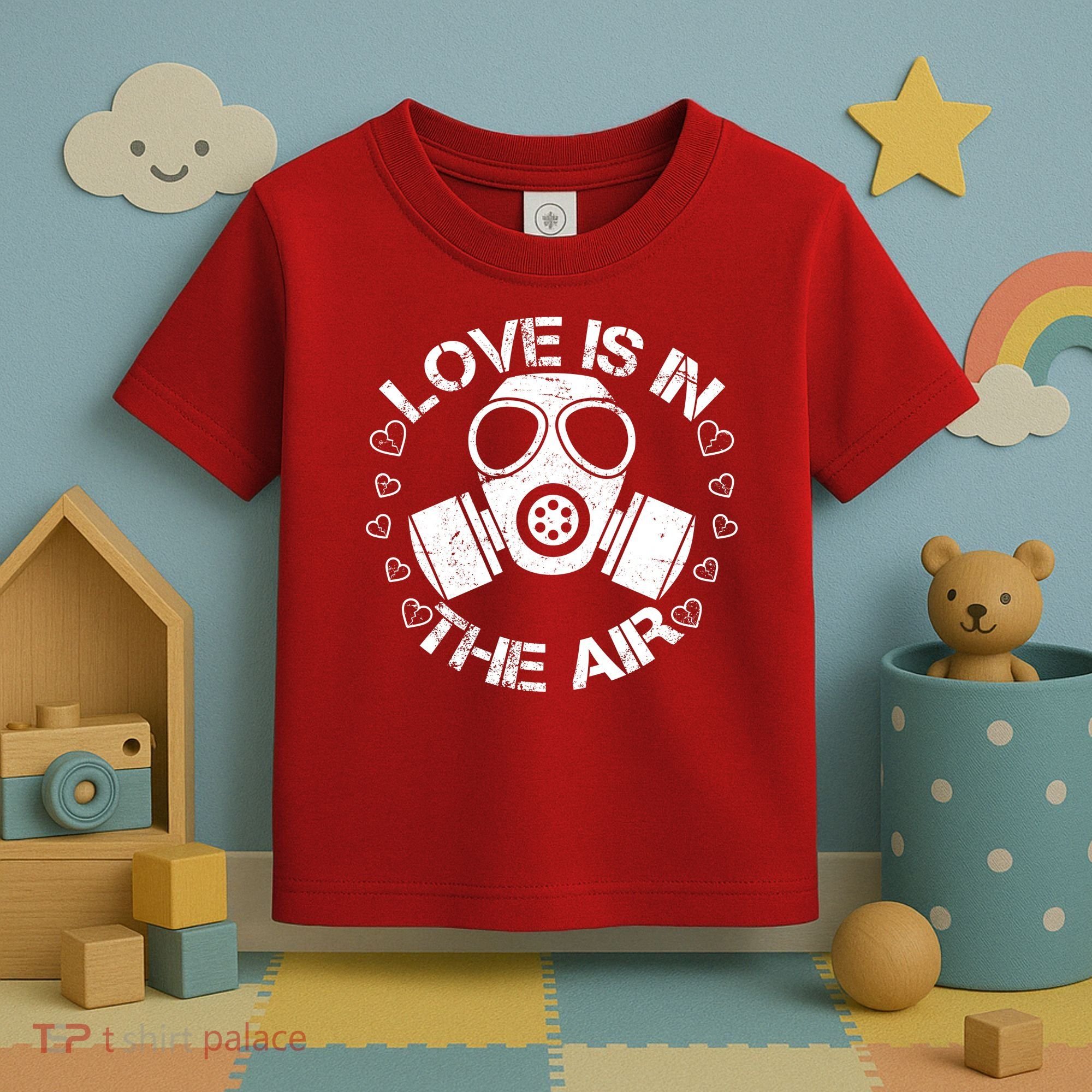 Anti-Valentine Love Is In The Air Toddler T-Shirt