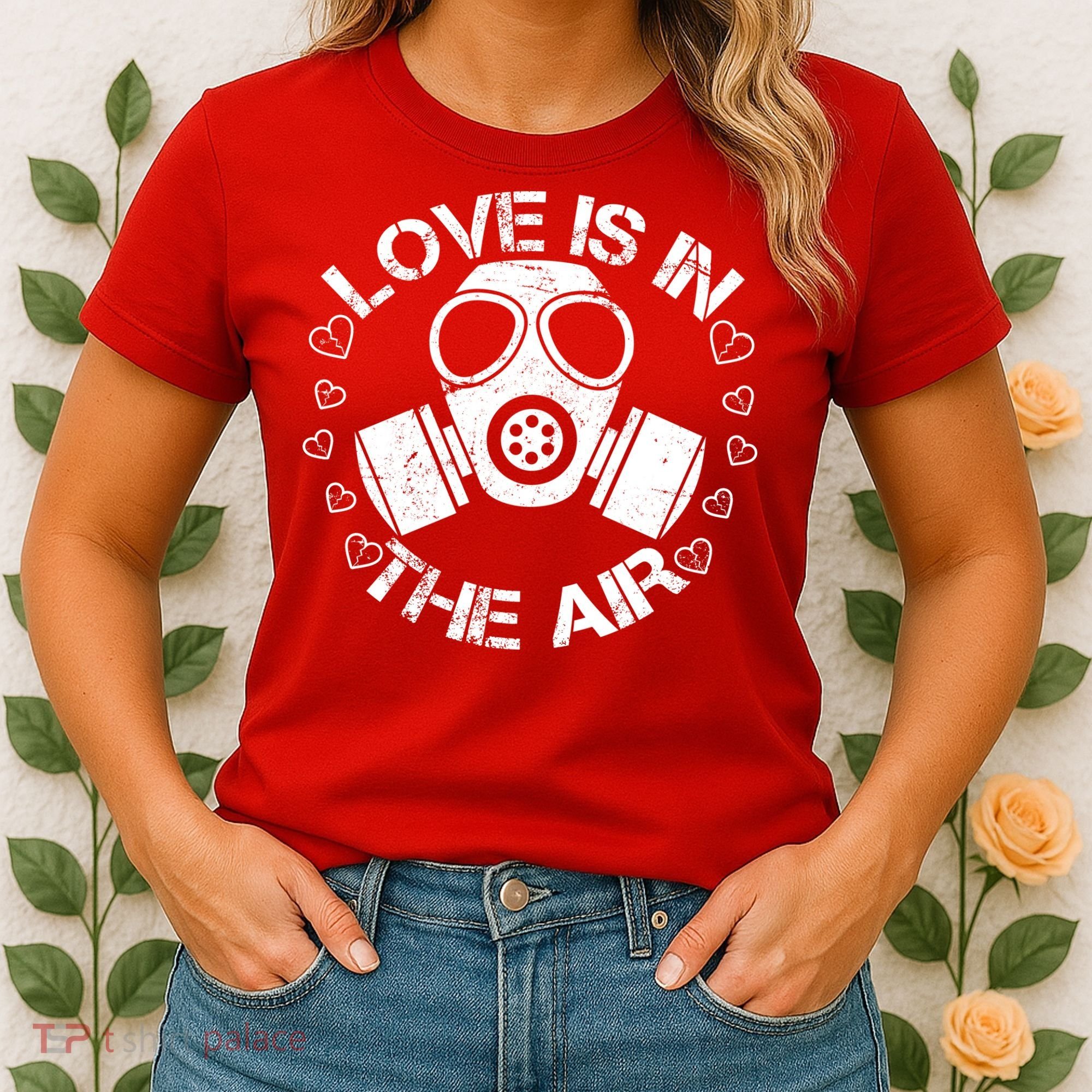 Anti-Valentine Love Is In The Air Women's T-Shirt