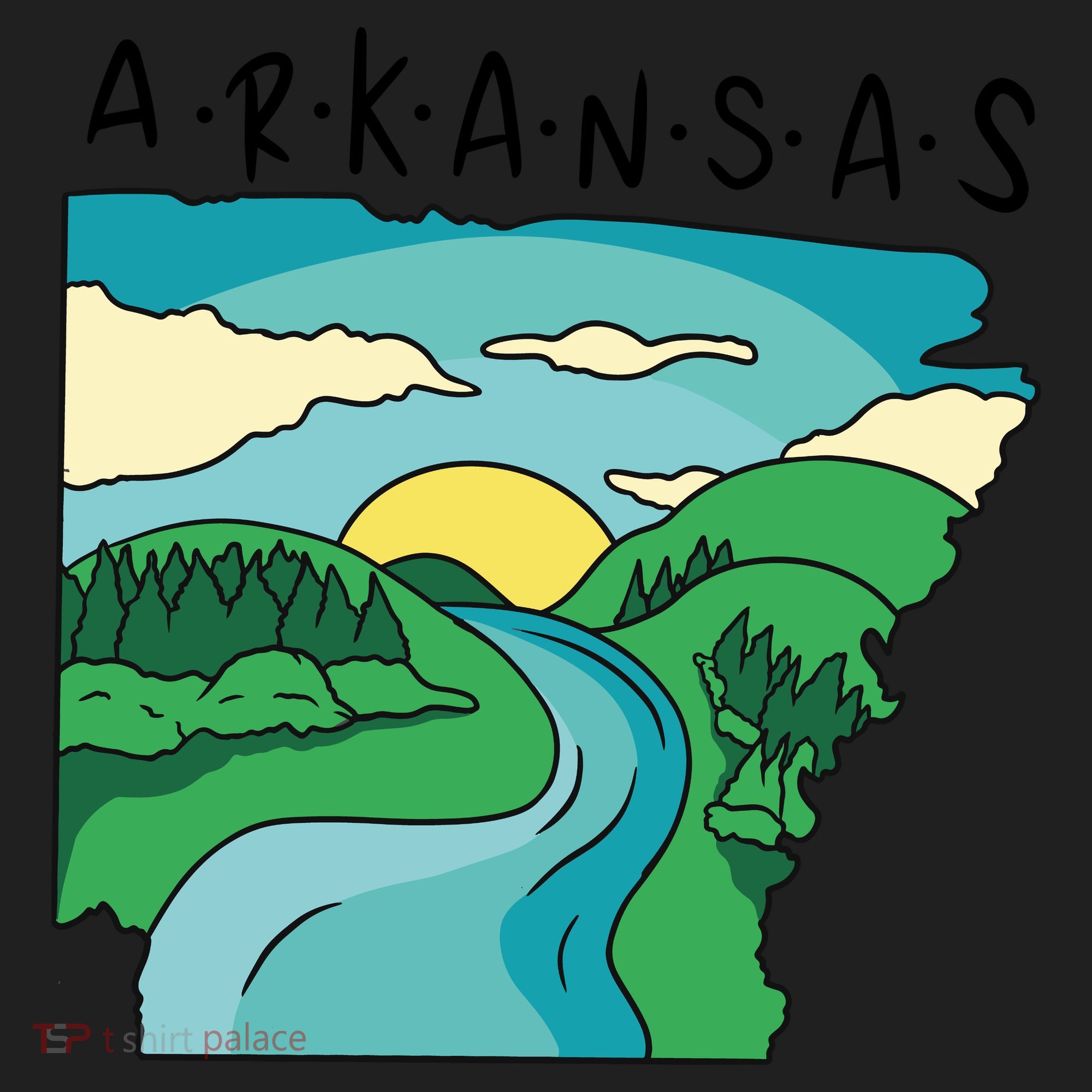 Arkansas Nature View Tumbler