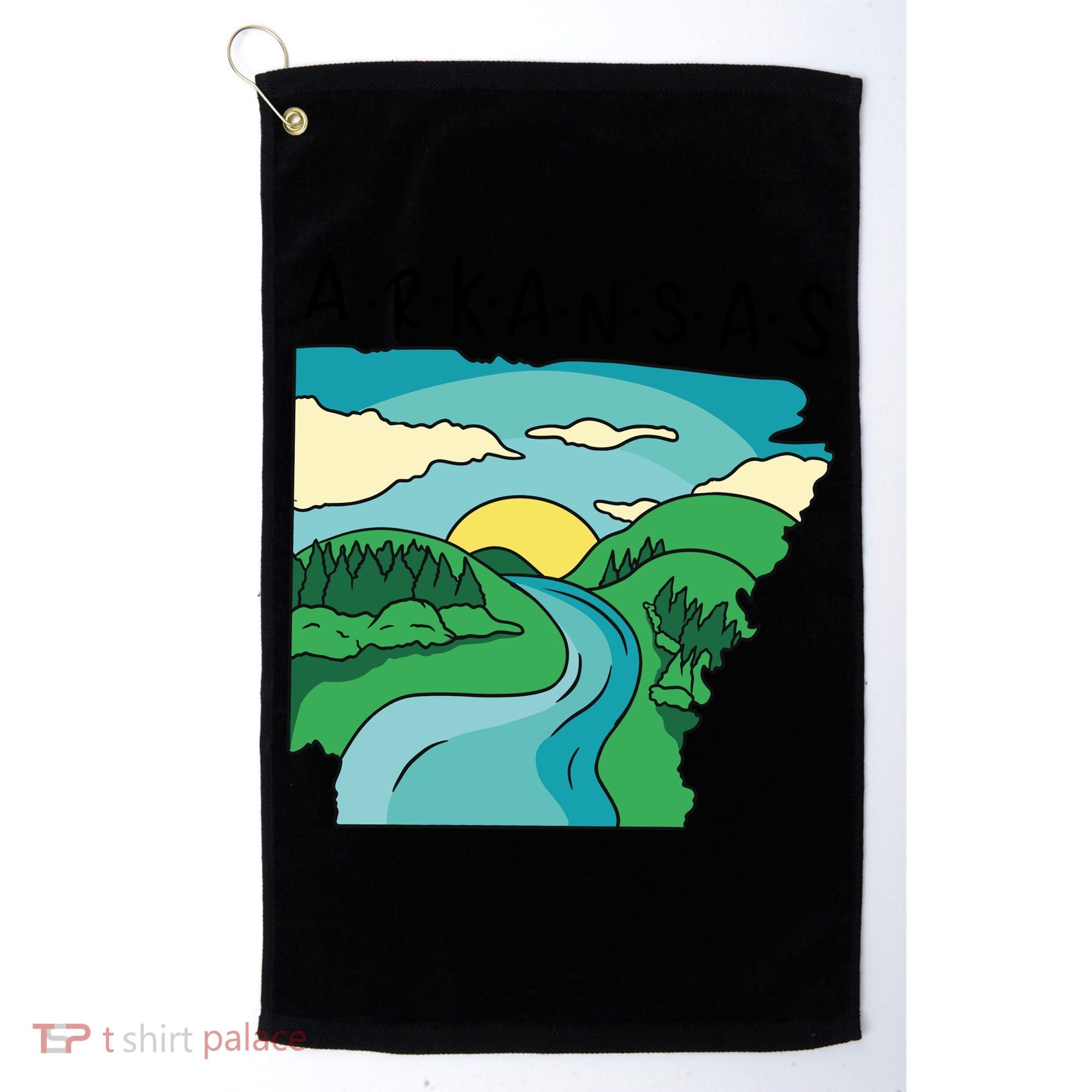 Arkansas Nature View Golf Towel