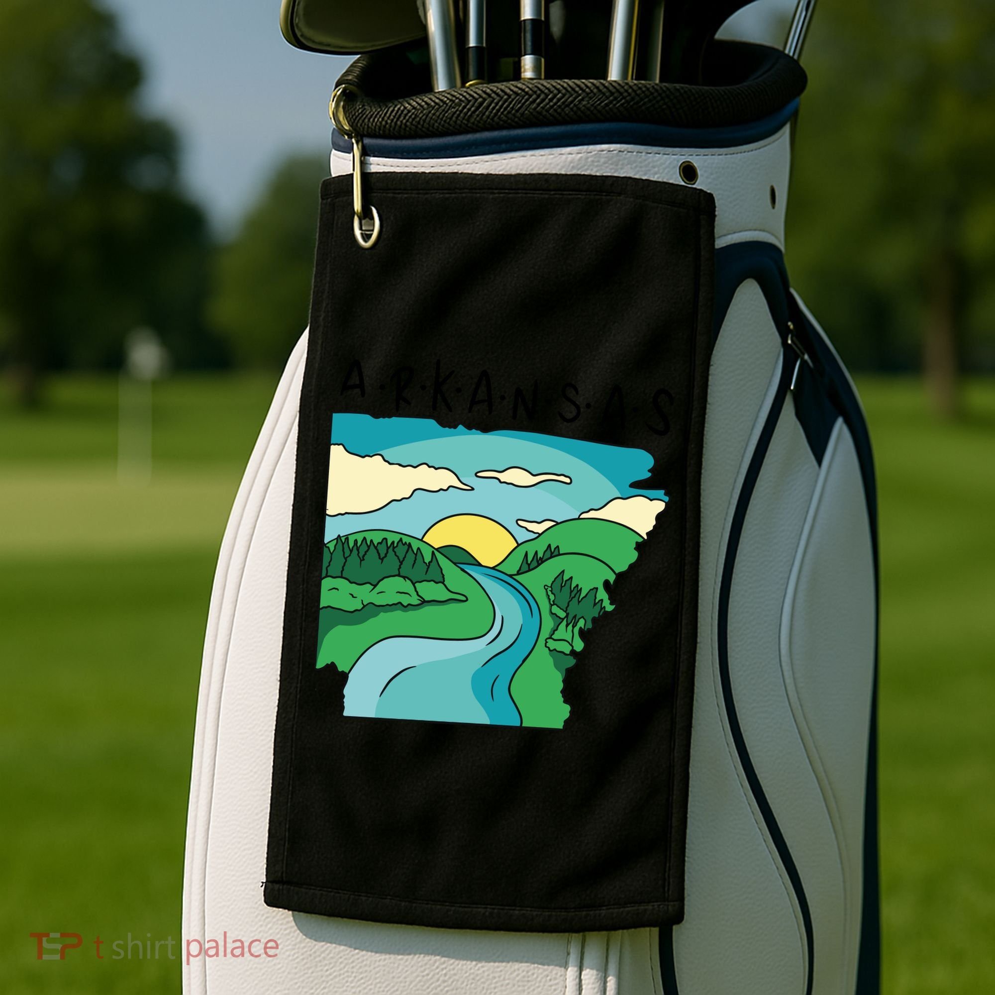 Arkansas Nature View Golf Towel