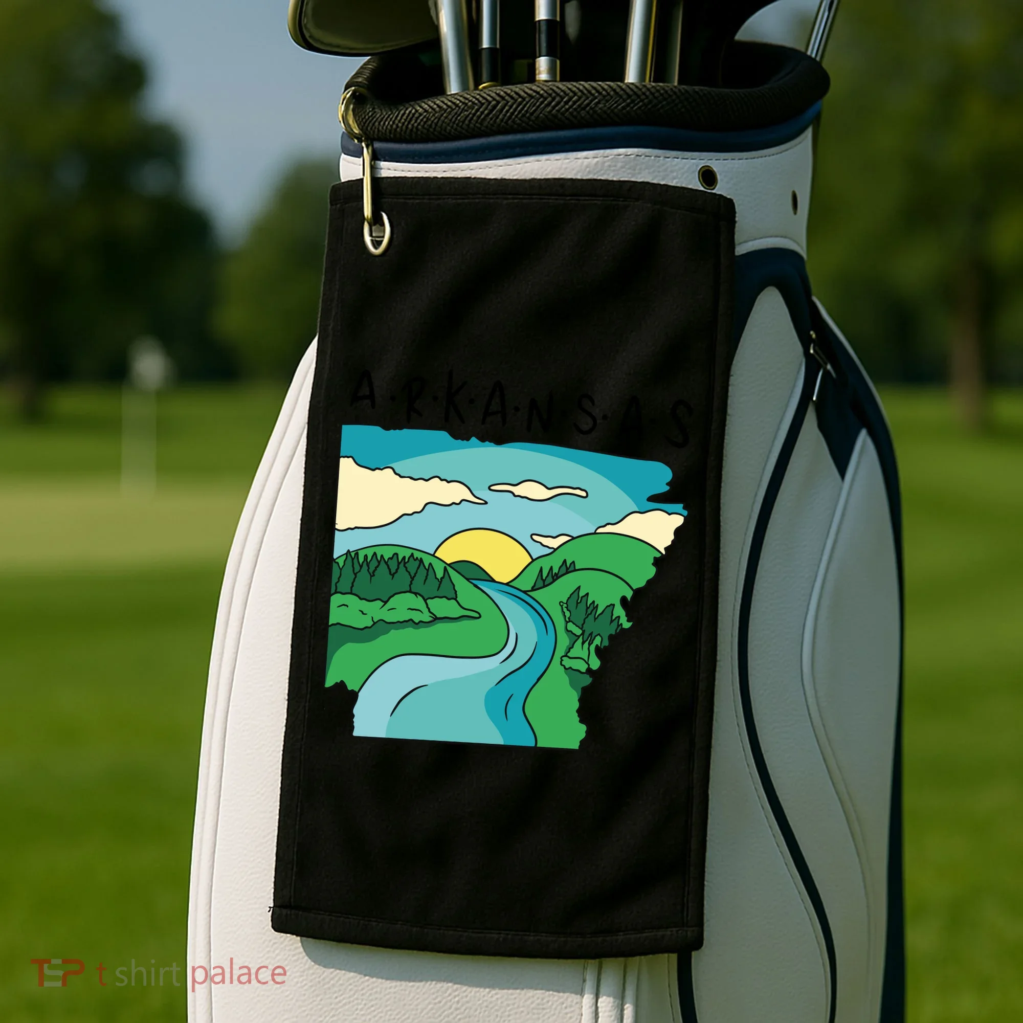 Arkansas Nature View Golf Towel