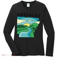 Arkansas Nature View Women's Long Sleeve Shirt thumb 0