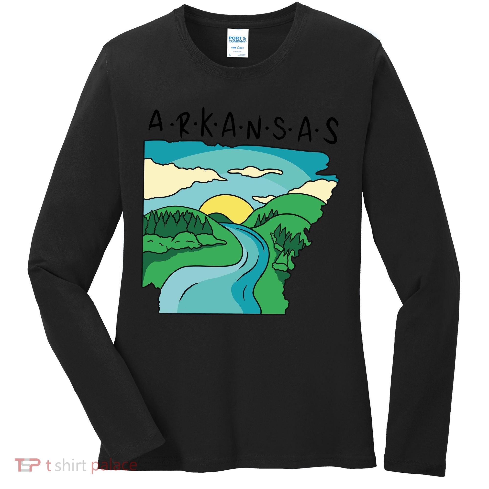 Arkansas Nature View Women's Long Sleeve Shirt