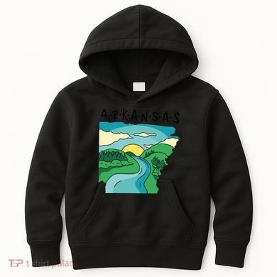 Arkansas Nature View Kids Hoodie