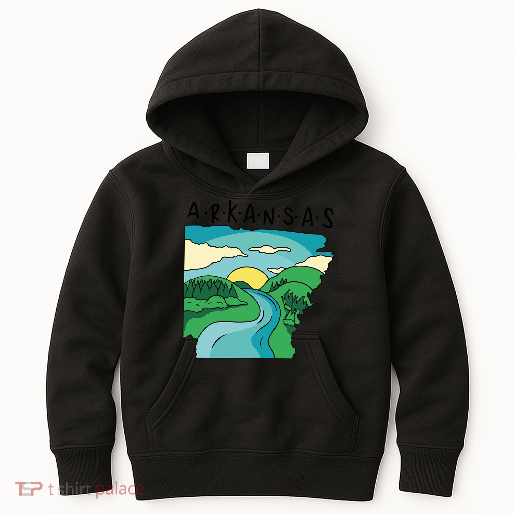 Arkansas Nature View Kids Hoodie