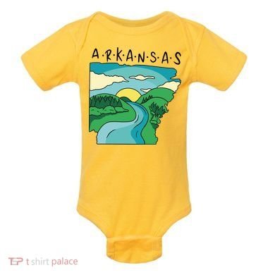 Arkansas Nature View Baby Bodysuit