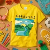 Arkansas Nature View Kids T-Shirt thumb 3