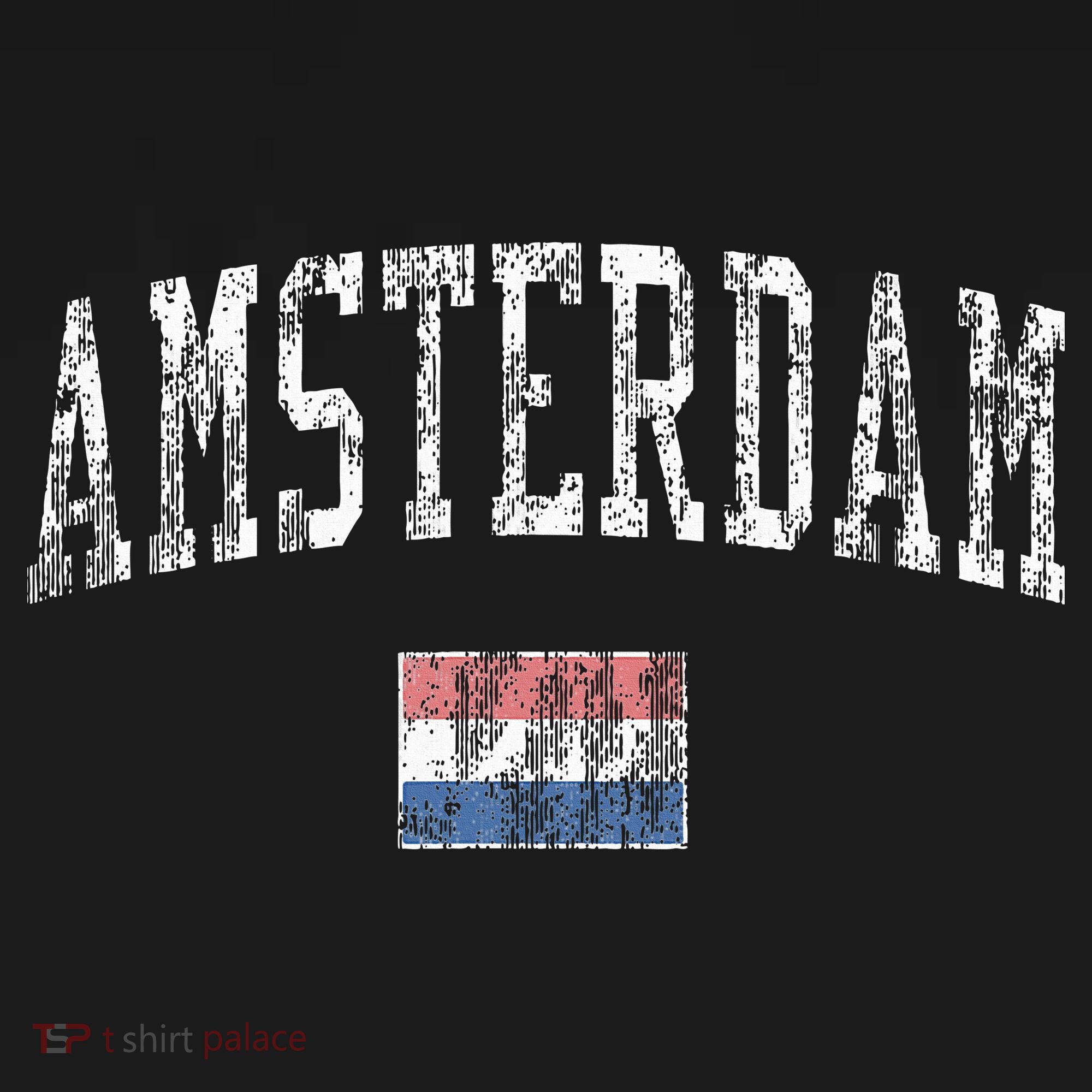 Amsterdam Netherlands Vintage Sports T-Shirt