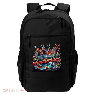 Amsterdam Netherlands Windmills Holland Backpack