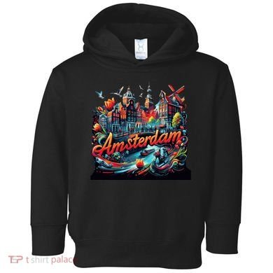 Amsterdam Netherlands Windmills Holland Toddler Hoodie