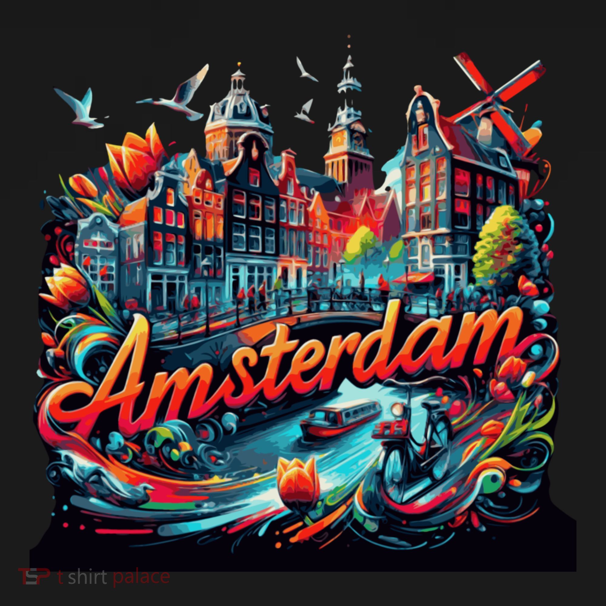 Amsterdam Netherlands Windmills Holland Toddler Hoodie