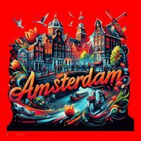 Amsterdam Netherlands Windmills Holland Santa Hat thumb 1