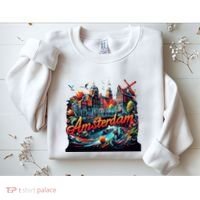 Amsterdam Netherlands Windmills Holland Sweatshirt thumb 2