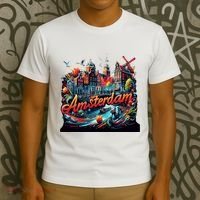 Amsterdam Netherlands Windmills Holland T-Shirt thumb 3