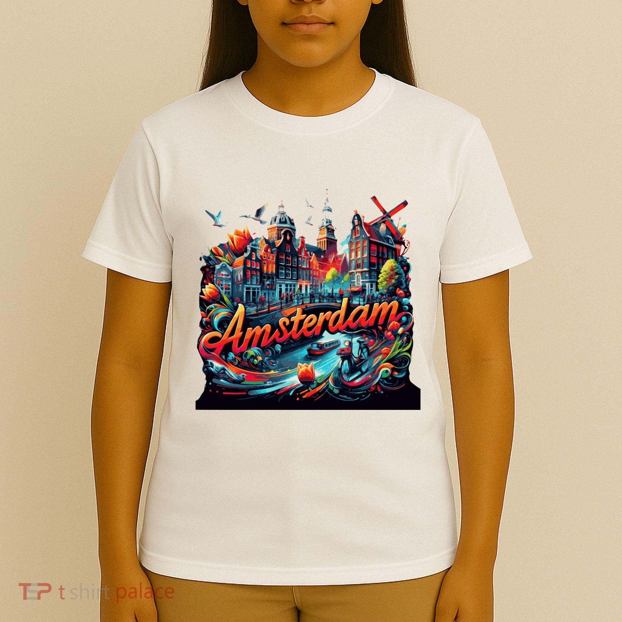 Amsterdam Netherlands Windmills Holland T-Shirt