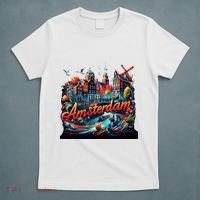Amsterdam Netherlands Windmills Holland T-Shirt thumb 5