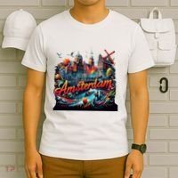 Amsterdam Netherlands Windmills Holland T-Shirt thumb 6
