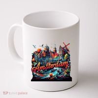 Amsterdam Netherlands Windmills Holland Coffee Mug thumb 0