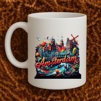 Amsterdam Netherlands Windmills Holland Coffee Mug thumb 2