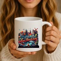 Amsterdam Netherlands Windmills Holland Coffee Mug thumb 3