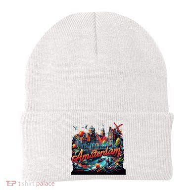 Amsterdam Netherlands Windmills Holland Beanie