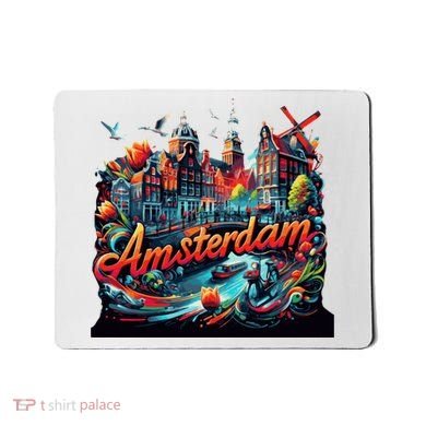 Amsterdam Netherlands Windmills Holland Mousepad