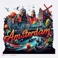 Amsterdam Netherlands Windmills Holland Baby Bodysuit thumb 2