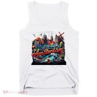 Amsterdam Netherlands Windmills Holland Tank Top thumb 0