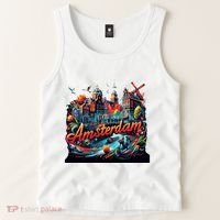 Amsterdam Netherlands Windmills Holland Tank Top thumb 2