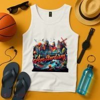 Amsterdam Netherlands Windmills Holland Tank Top thumb 4