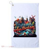 Amsterdam Netherlands Windmills Holland Golf Towel thumb 0