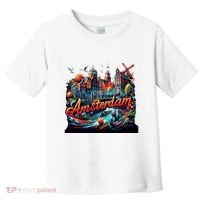 Amsterdam Netherlands Windmills Holland Toddler T-Shirt thumb 0